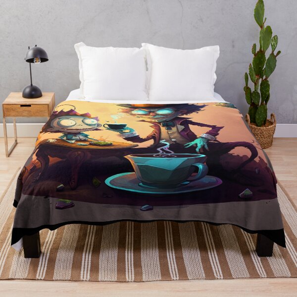 Item preview, A Rick exploring his love for tea v1 (no text) designed and sold by ai-datamancer.
