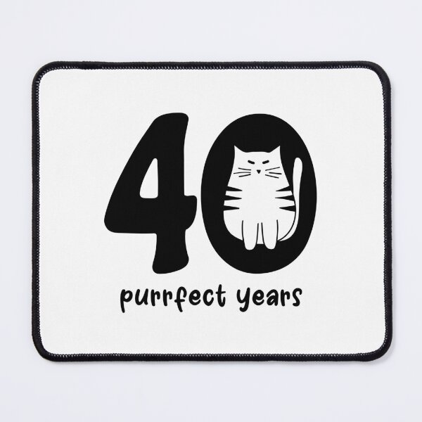 Item preview, 40 purrfect years designed and sold by kolebridesign.