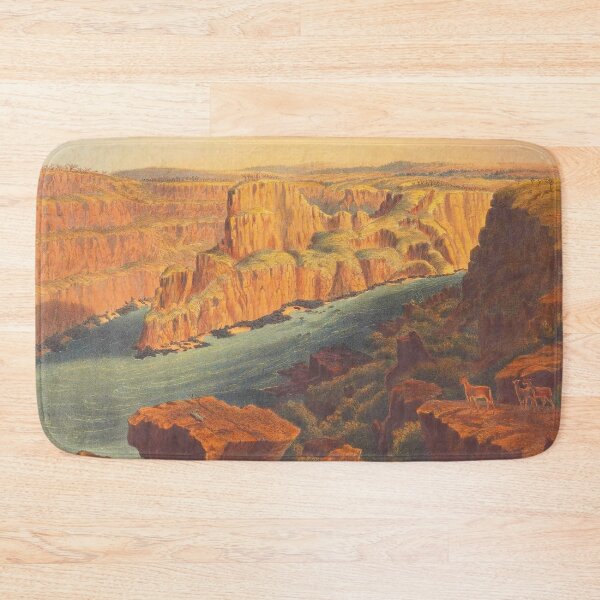 Item preview, Vintage Painting Of The Zambezi River 1865 designed and sold by w-world-life-co.