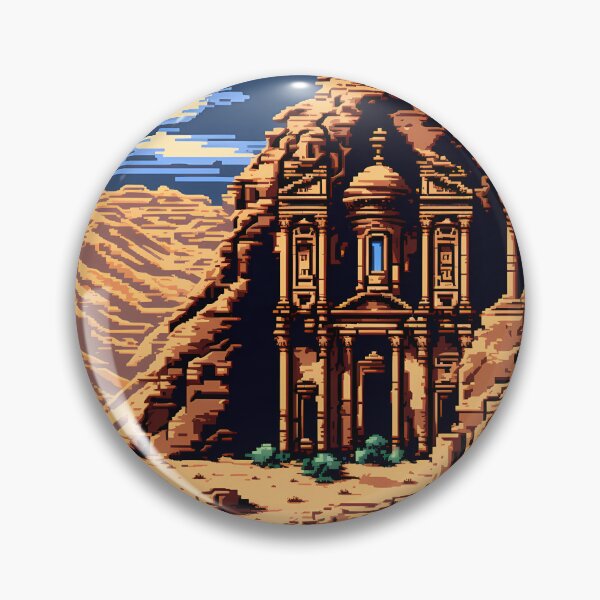Item preview, Pixel Art World Tour - City of Petra designed and sold by DaydreamDepot.