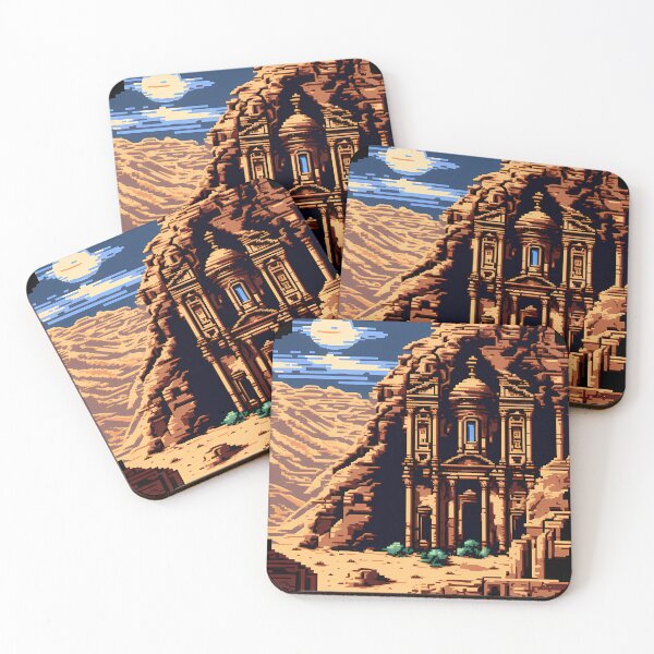Item preview, Pixel Art World Tour - City of Petra designed and sold by DaydreamDepot.