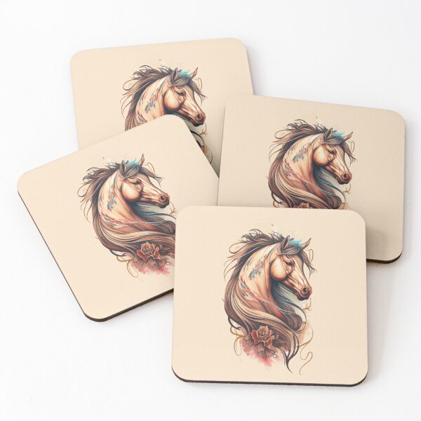 Item preview, Horse Tattoo Design designed and sold by TourDePassion.