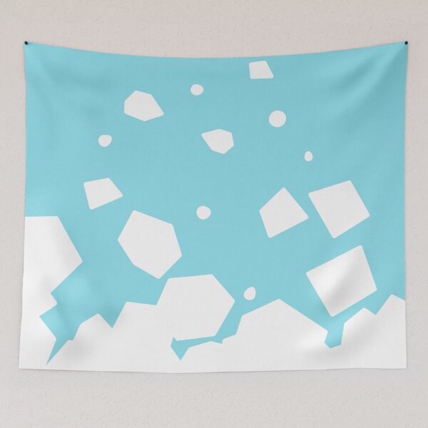 Item preview, Rockery on Blue - Abstract Art designed and sold by Sheldon Stewart.
