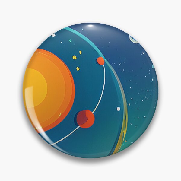 Item preview, Illustration of several planets in a colorful and starry sky, rectangle format designed and sold by Flairh-Art.