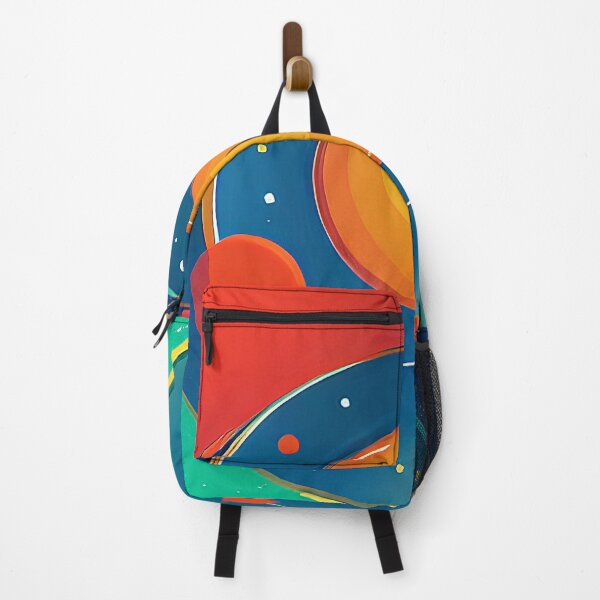 Item preview, Illustration of several planets in a colorful and starry sky, rectangle format designed and sold by Flairh-Art.