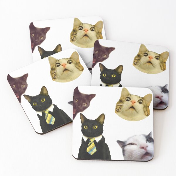 Item preview, Meme Cats Pack of Stickers  designed and sold by fattim3.