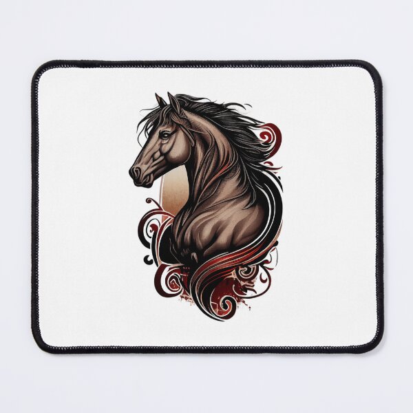Item preview, Small Horse Tattoo designed and sold by TourDePassion.