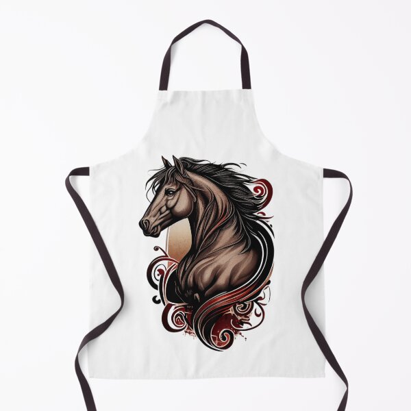 Item preview, Small Horse Tattoo designed and sold by TourDePassion.