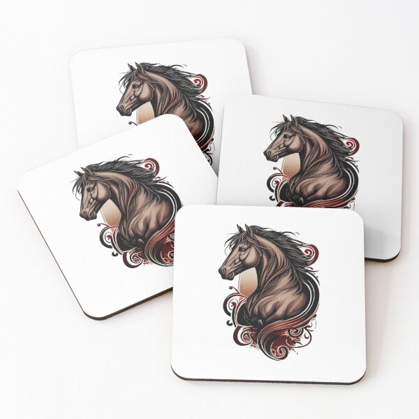 Item preview, Small Horse Tattoo designed and sold by TourDePassion.