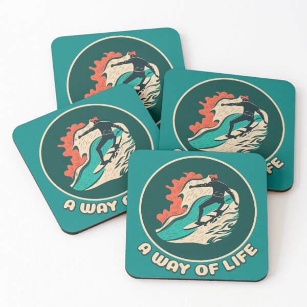 Item preview, Surfing Is A Way Of Life Surfers Gift designed and sold by InkyGenies.