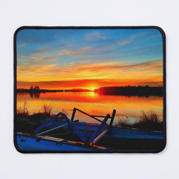 Item preview, Sunset Over The Lake Hood Anchorage designed and sold by LifeNonchalant.