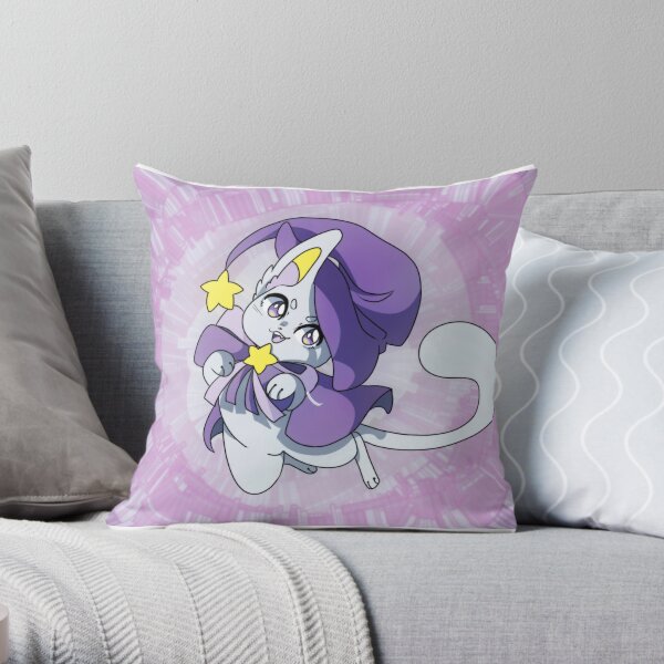 Magikat Witch Throw Pillow