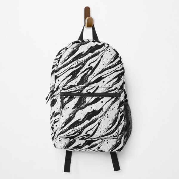 Item preview, Black and White Ink Spatter Pattern -  Monochrome Paint Splash designed and sold by Fine Prints.