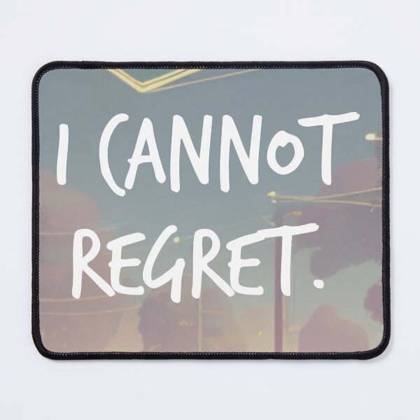 Item preview, i cannot regret. designed and sold by Bethan Rose Studio.