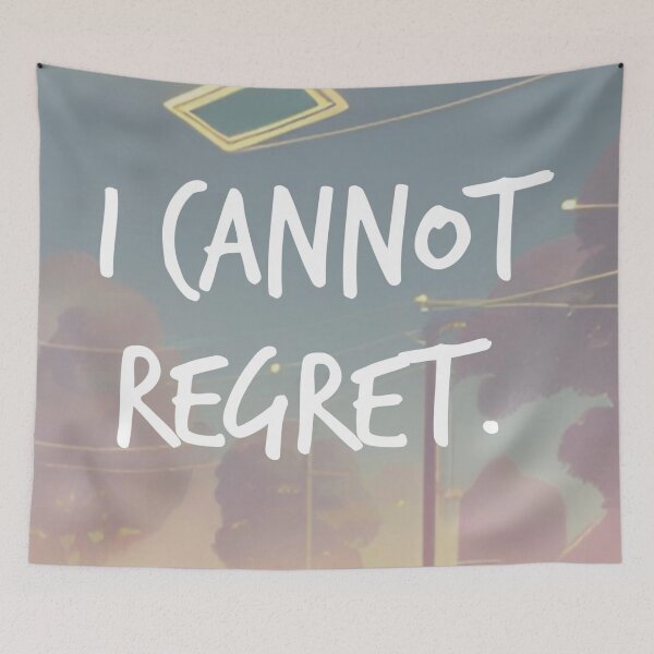 Item preview, i cannot regret. designed and sold by Bethan Rose Studio.