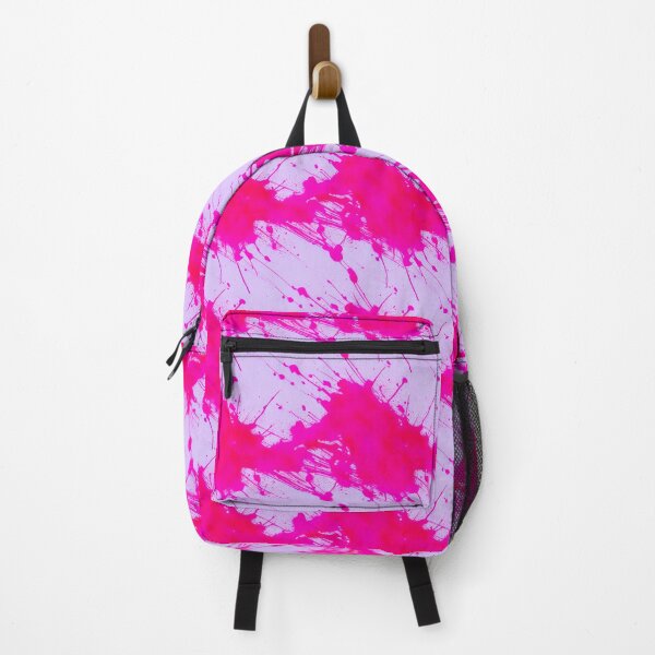 Item preview, Ink Spatter Pattern - Pink & White Paint Splash designed and sold by Fine Prints.