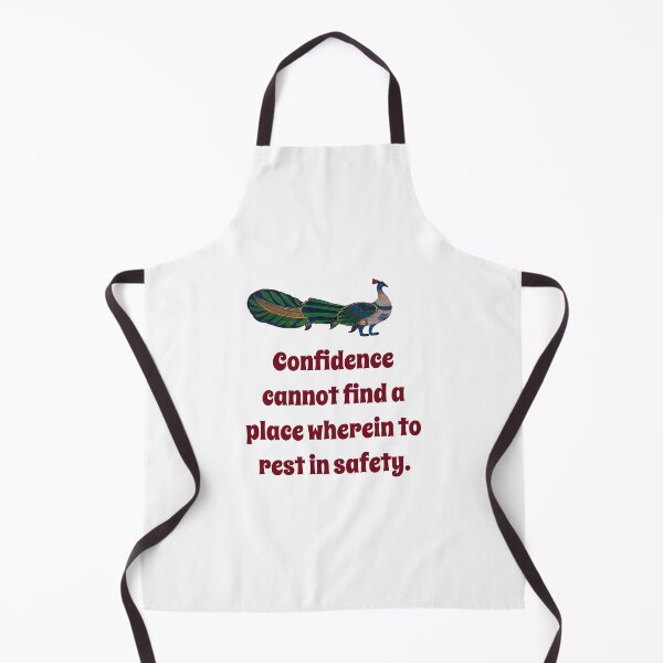 Item preview, Confidence Cannot Find A Place - Confidence Quote designed and sold by CrankyOldDude.