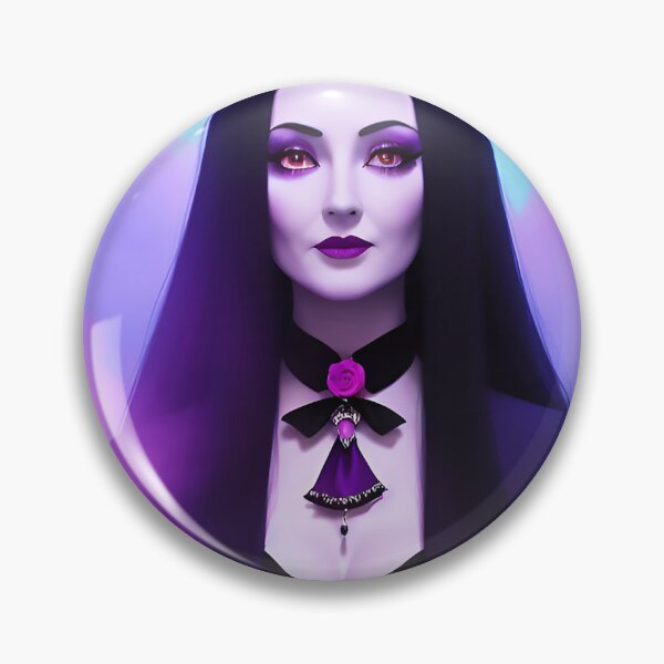Item preview, Morticia Addams Gothic Dreamy Portrait designed and sold by PinkInFantasy.