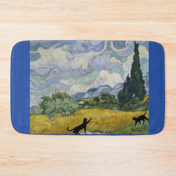 Item preview, Trouble Is Brewing In Van Gogh's Wheat Field With Cypresses designed and sold by TechLaughs.