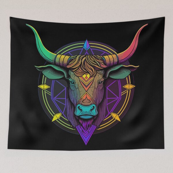 Item preview, The Power of the Bull: Introducing the Majestic Bull Head designed and sold by Colorful Dreams.