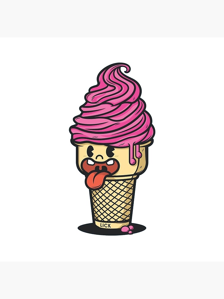 Cute Ice Cream Scoop | Art Board Print