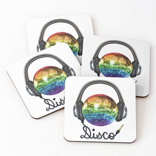 Item preview, Auriculares Pride Rainbow Disco Ball designed and sold by Deborah Camp.