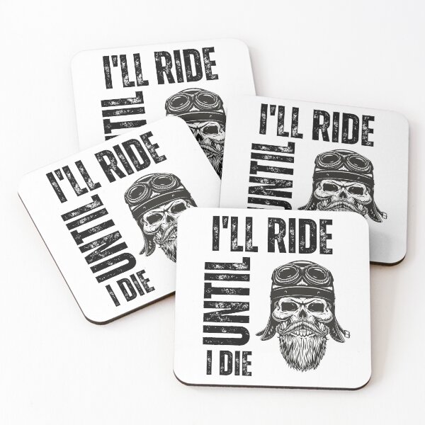 Item preview, I will ride until I die designed and sold by Marti t-shirts.