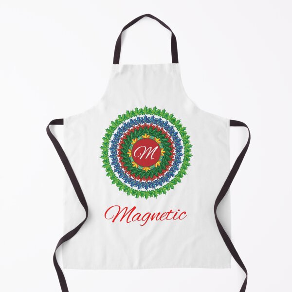 Artikelvorschau, Alphabet M with attribute Magnetic leaf art Mandala circle design entworfen und verkauft von MubaraksArt.