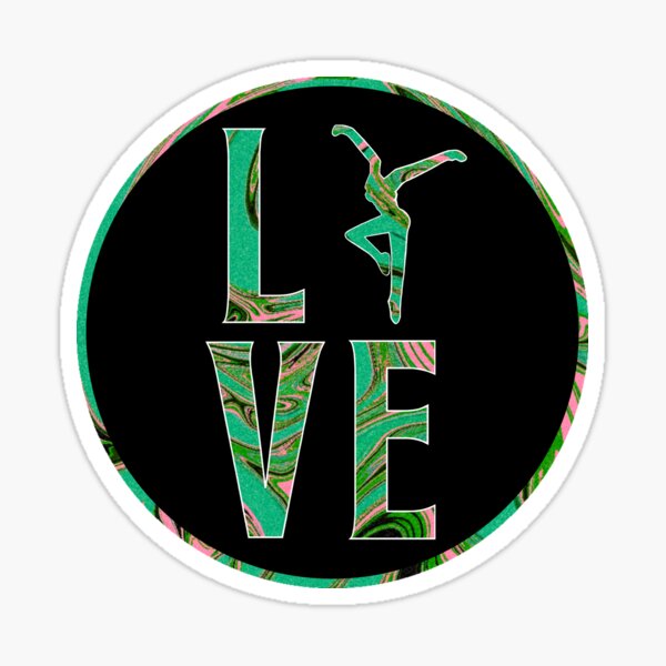 Item preview, DMB Firedancer Love-Green and Pink Marble designed and sold by dmbdana.