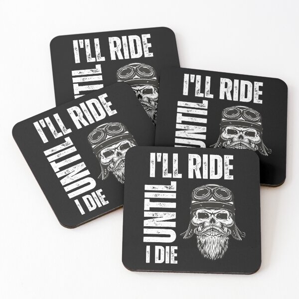 Item preview, I will ride until I die designed and sold by Marti t-shirts.