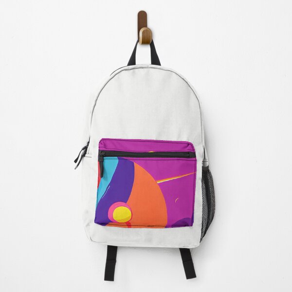 Item preview, Illustration of planet collision on purple background, rectangle format designed and sold by Flairh-Art.