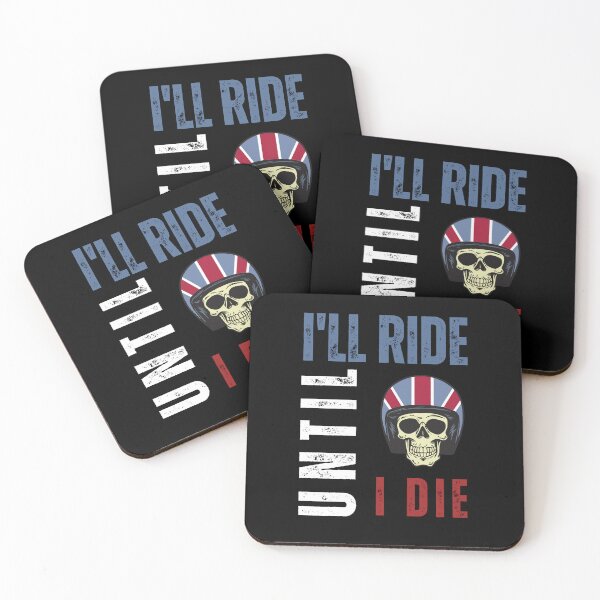 Item preview, I will ride until I die designed and sold by Marti t-shirts.