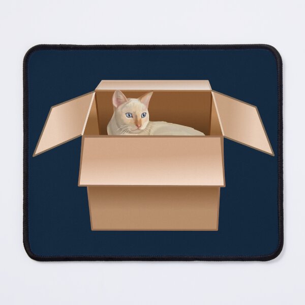 Item preview, Flame Point Siamese Cat Loves Box designed and sold by Deborah Camp.