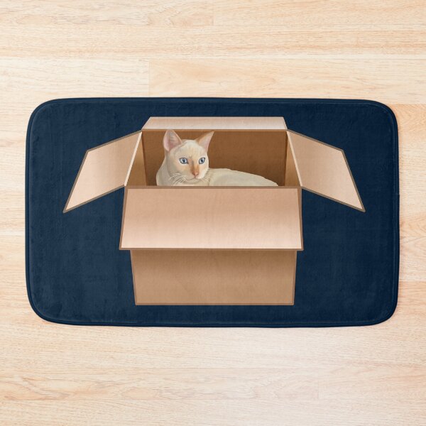 Item preview, Flame Point Siamese Cat Loves Box designed and sold by Deborah Camp.