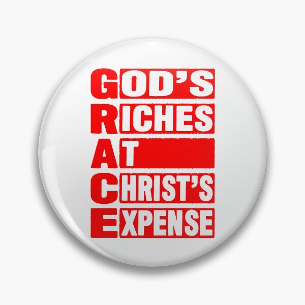 Item preview, GRACE - God's Riches At Christ's Expense designed and sold by plushism.