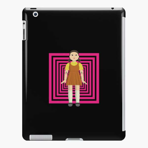 NETFLIX Korean SQUID GAME doll with square background iPad Snap Case
