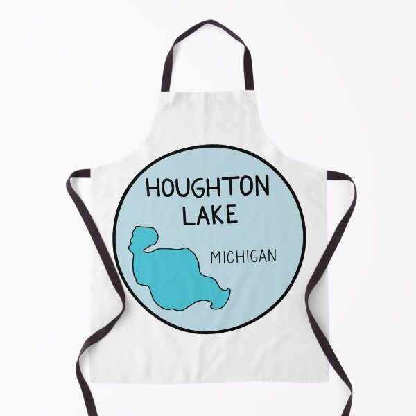 Item preview, Houghton Lake Outline Blue designed and sold by RBCreationsinMI.