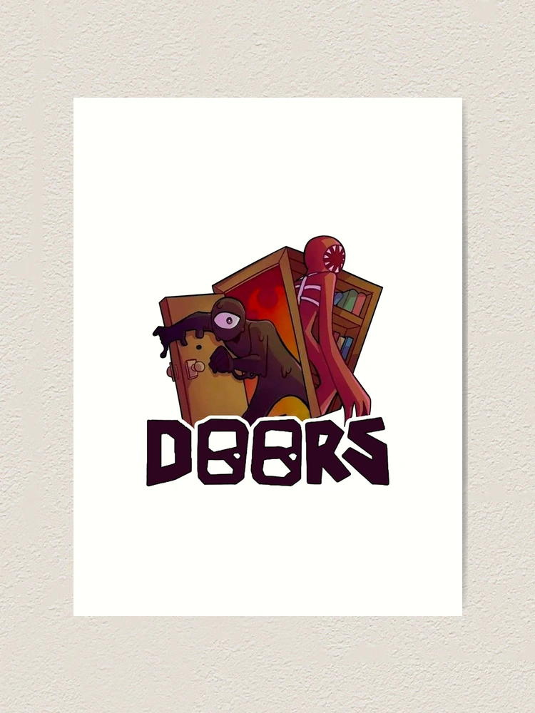 DOORS - Seek Eye hide and Seek horror eyes | Metal Print