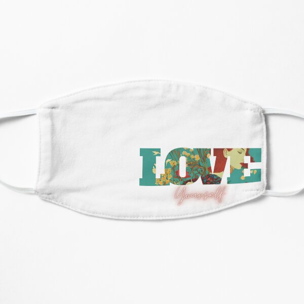 Love Yourself - self love Flat Mask