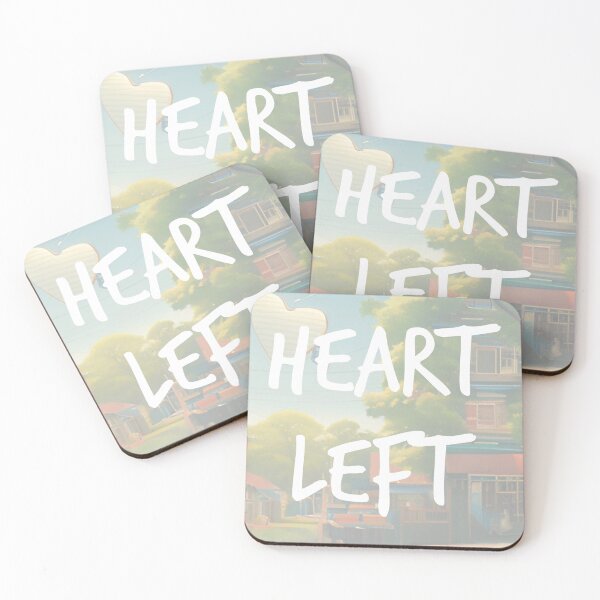 Item preview, heart left. designed and sold by Bethan Rose Studio.