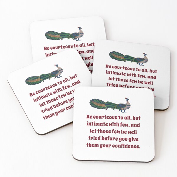Item preview, Be Courteseous To All - Confidence Quote designed and sold by CrankyOldDude.