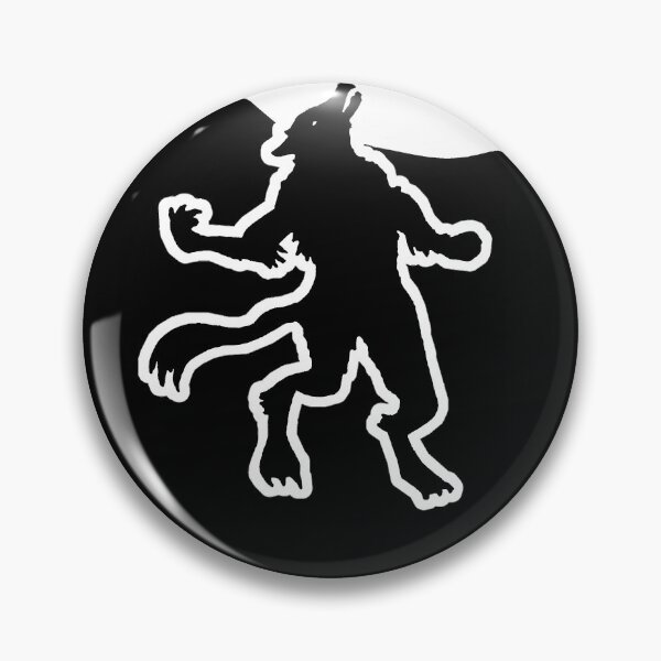 Item preview, "Running with the Wolves" sticker, print and pin badge designed and sold by DarkThingsAre.