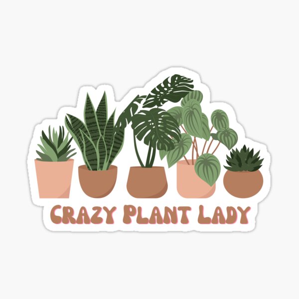 Item preview, Crazy Plant Lady designed and sold by TheSunshineLife.