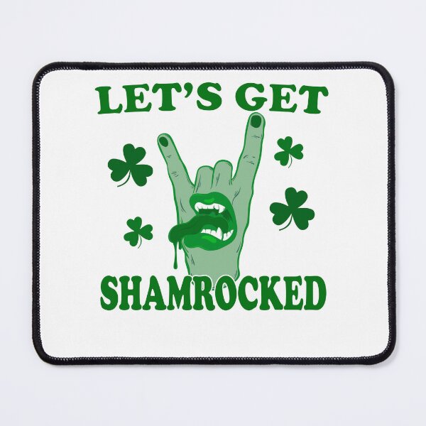 Item preview, Let's get Shamrocked Saint Patrick's Day Rock Lover designed and sold by Deco-Design.