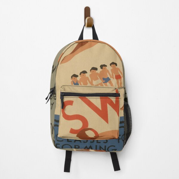 Item preview, Vintage poster - Learn to swim designed and sold by mosfunky.