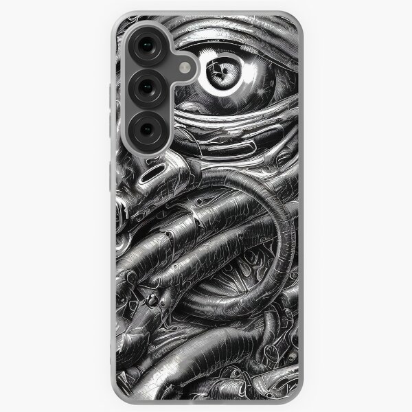 Item preview, Bio-Tech Eye Black And White Drawing Close Up designed and sold by Bidocea.