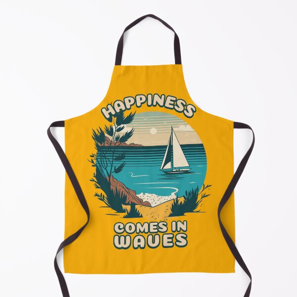 Artikelvorschau, Glück kommt in Wellen – Boho Ocean Summer Island Geschenk entworfen und verkauft von InkyGenies.