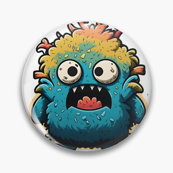 Item preview, Cute Crazy Monster Cartoon designed and sold by BHDesignCo.
