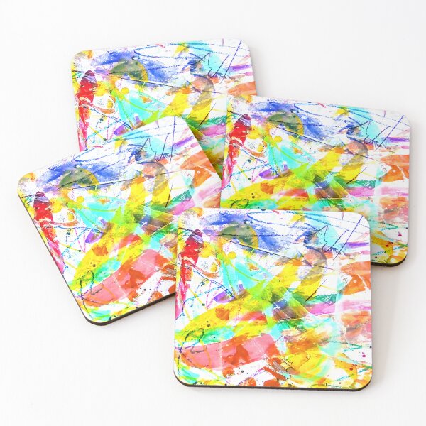 Item preview, Bright abstract expression artwork  designed and sold by Grey Robinson.