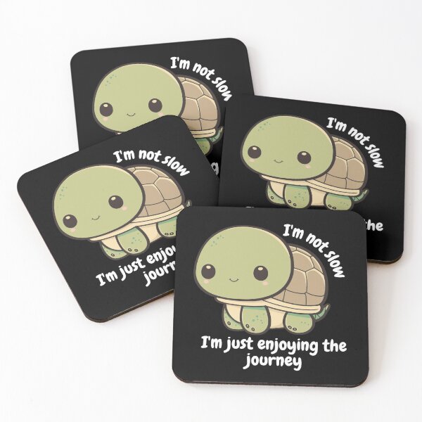 Item preview, The Joy of the Journey - Cute Turtle designed and sold by ObjectOasis.